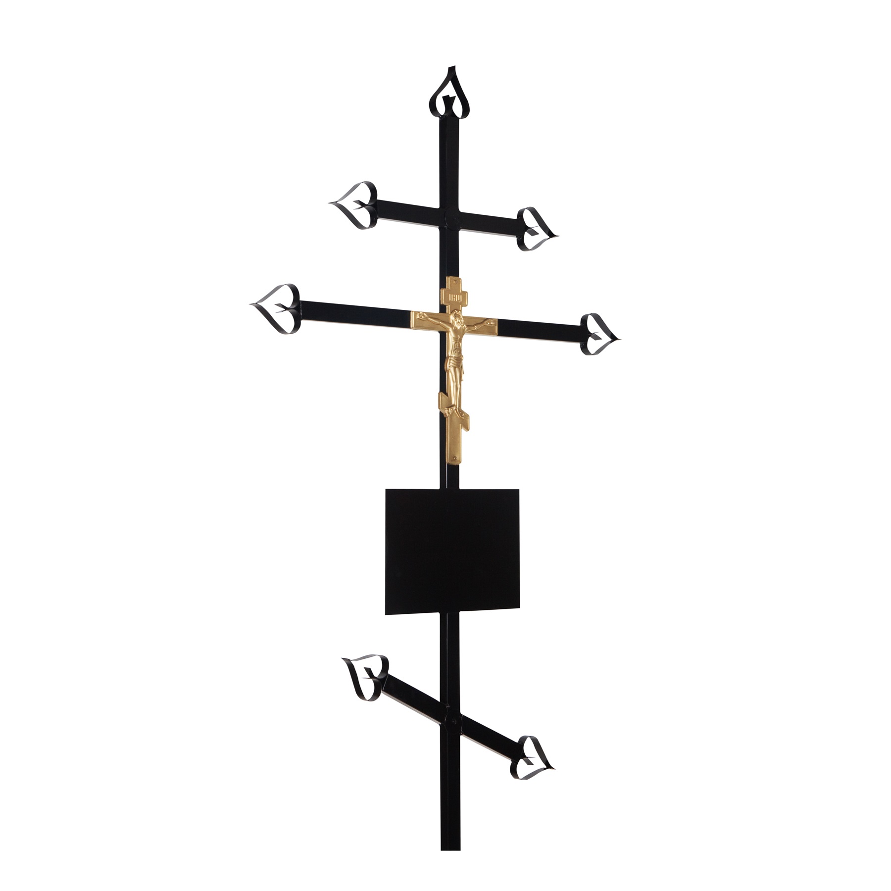 Крест металлический Православный КМ-03