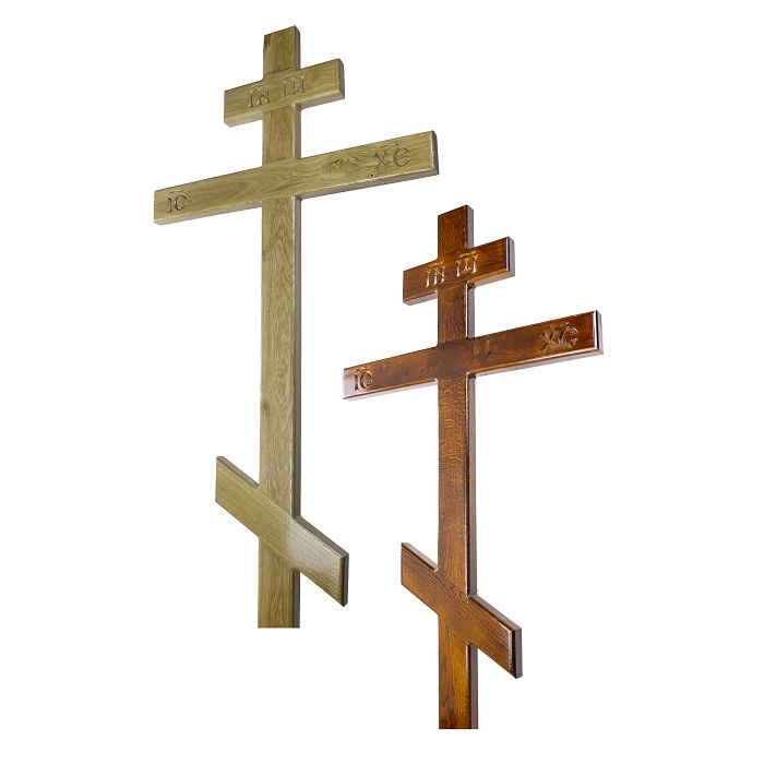 Крест дубовый прямой Стандарт КДД03