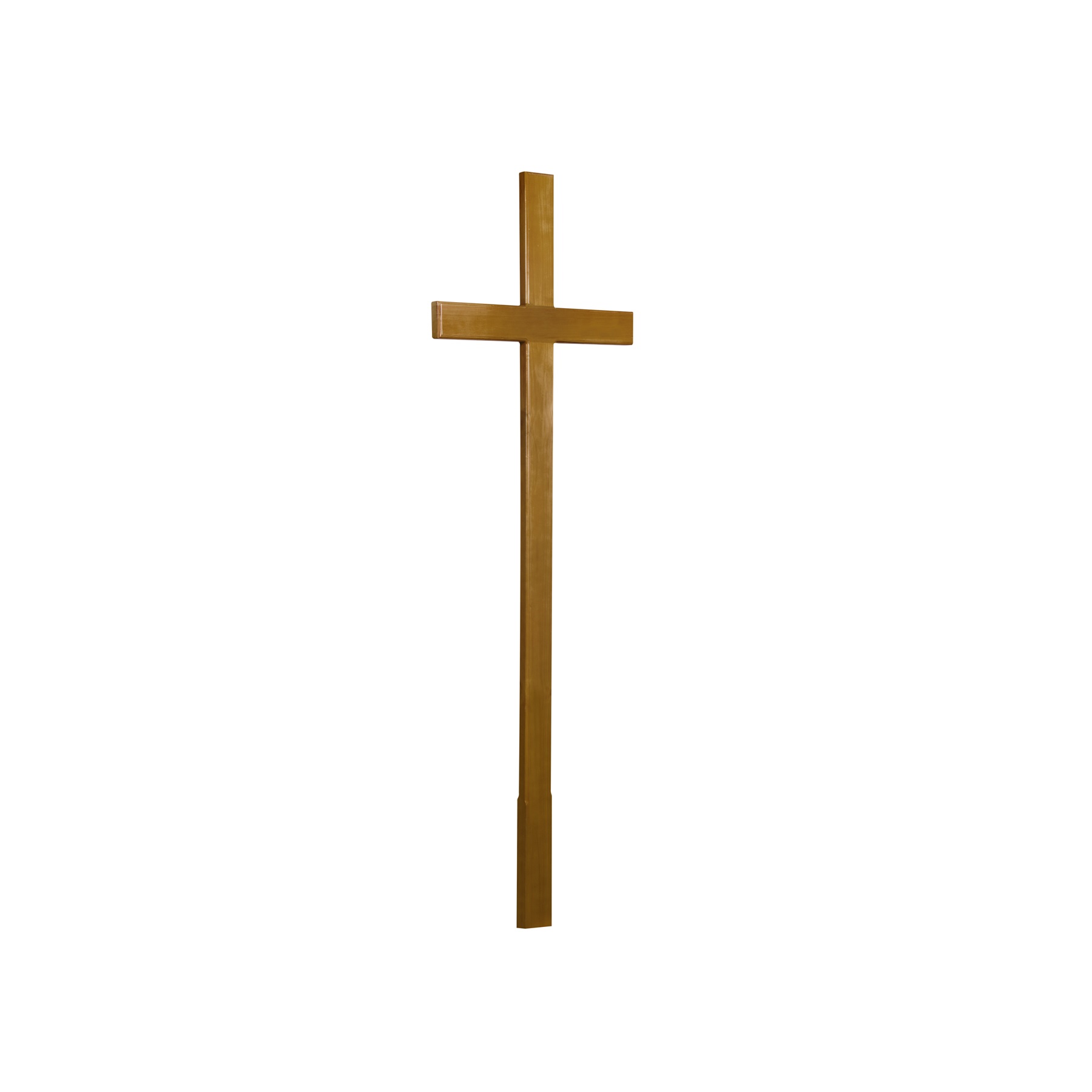 Крест на могилу дубовый Католический КДД-06