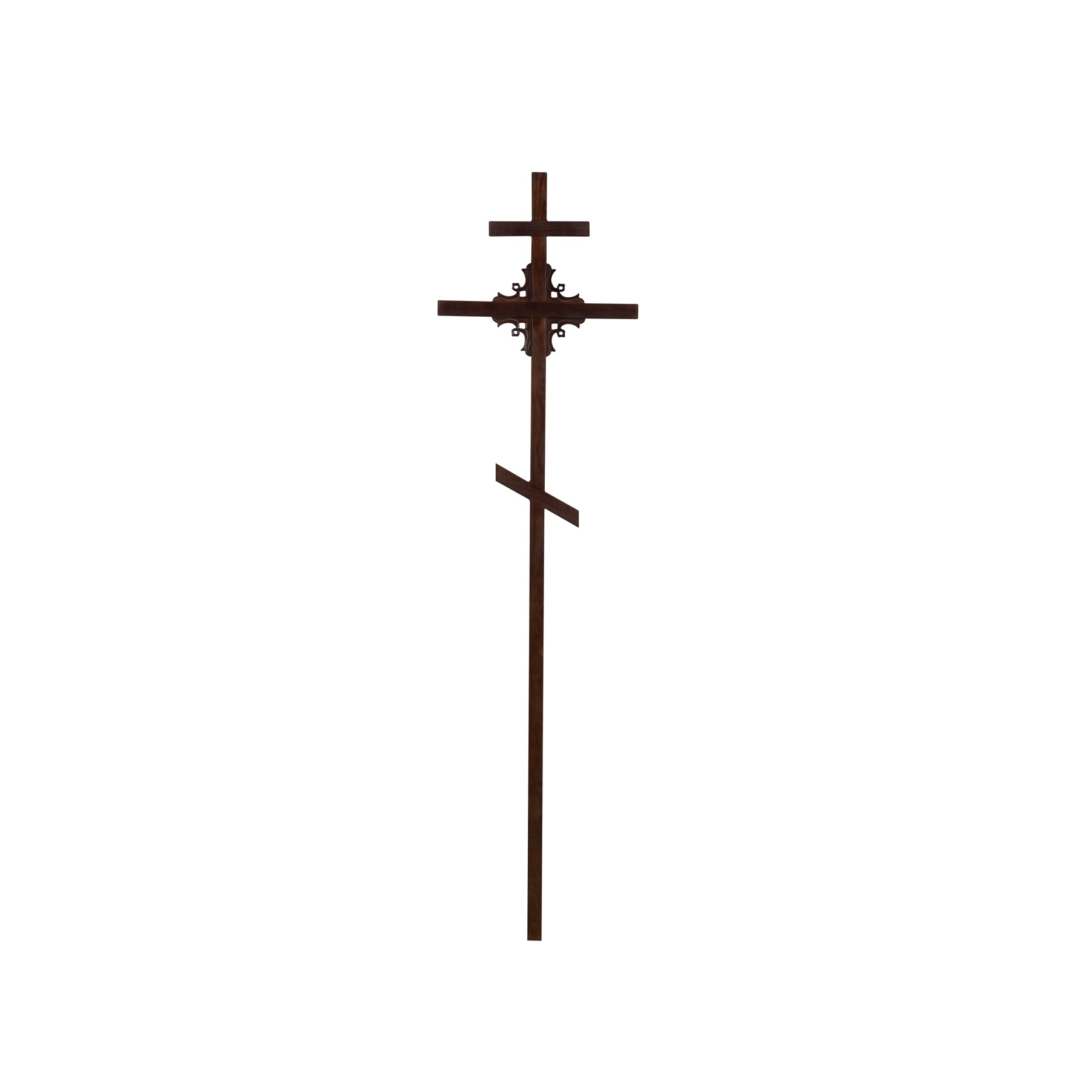 Крест сосновый прямой Угловой узор КДС-12